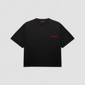 DNT PLAY W ME WASHED BLACK  TEE